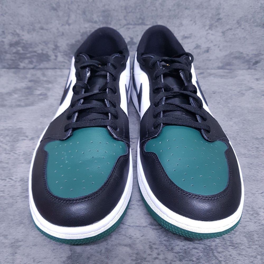NIKE Air Jordan 1 Low Golf Shoes Mens 14‎ Noble Green White Black nby - Picture 3 of 5